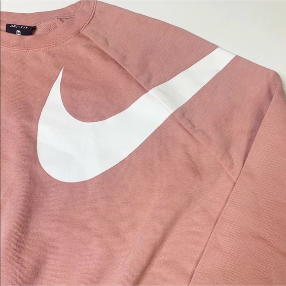 Nike Sweaters - Nike Versa Graphic Cropped Sweatshirt  Swoosh M